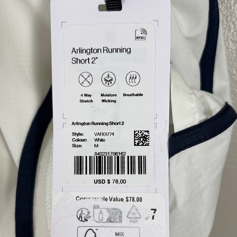 NWT Varley Arlington Running Short 2 - Picture 3 of 11